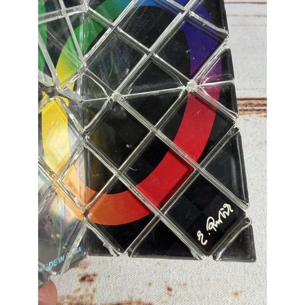 Vintage 1986 Rubik's Puzzle Matchbox Rubix Cube Game Original Used